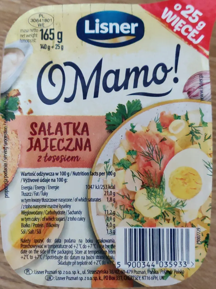 O Mamo! Sałatka jajeczna z łososiem