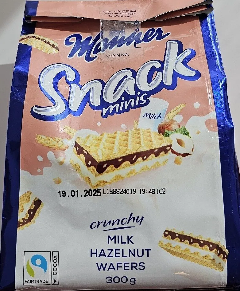 Snack-Minis Milch-Haselnuss