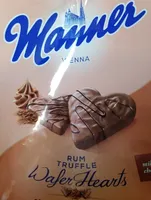 Manner Herzen Rum-trüffelcreme
