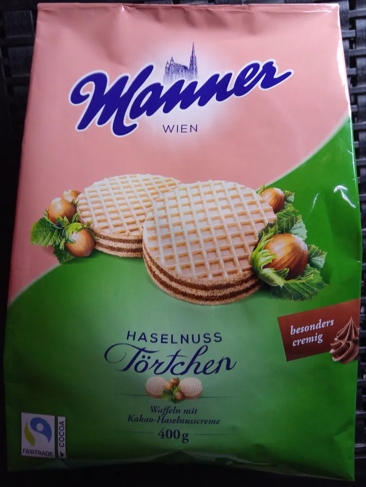 Törtchen Kakao-Haselnusscreme