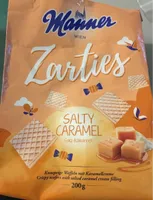 Manner Zarties salty caramel 9000331627526 Knusprige Waffeln mit Karamellfüllung