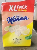 Waffeln mit Zitronengeschmack