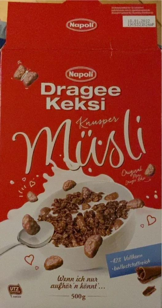 Dragee Kekse Knusper Müsli