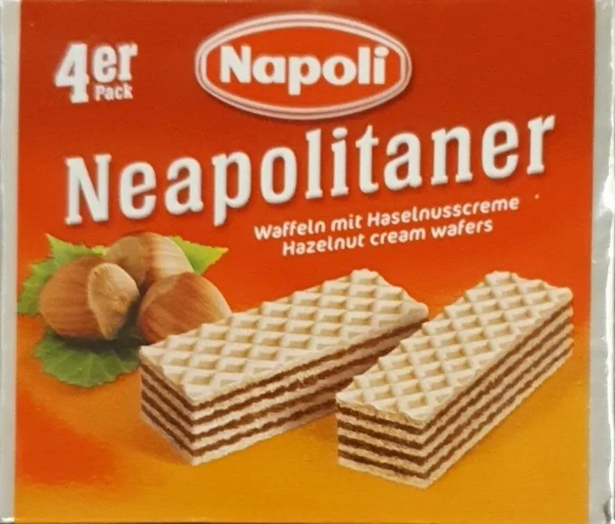 Neapolitaner Waffeln mit Haselnusscreme