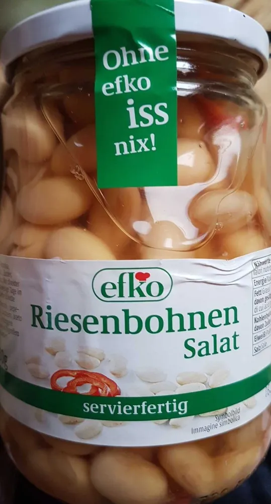 Riesenbohnen Salat
