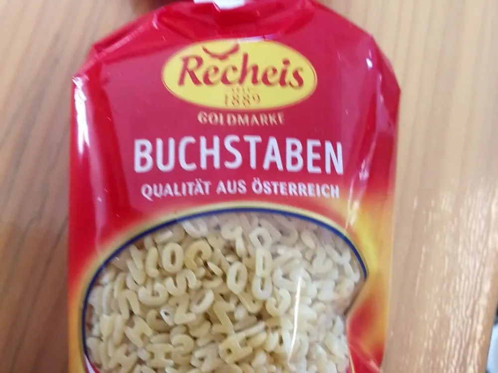 Nudeln Suppe - Buchstaben