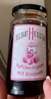 Apfelweingelee mit Himbeere