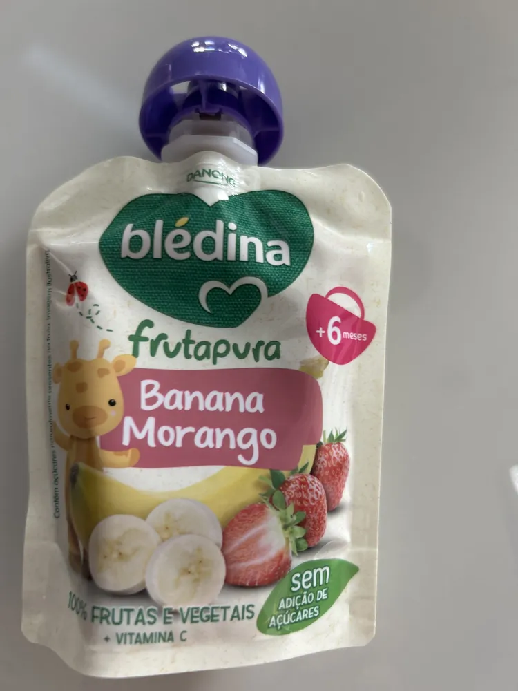 Frutapura Banana Morango