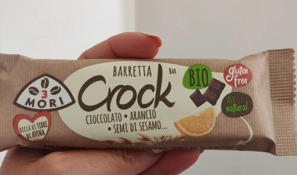 Barretta Crock cioccolato arancio sesamo