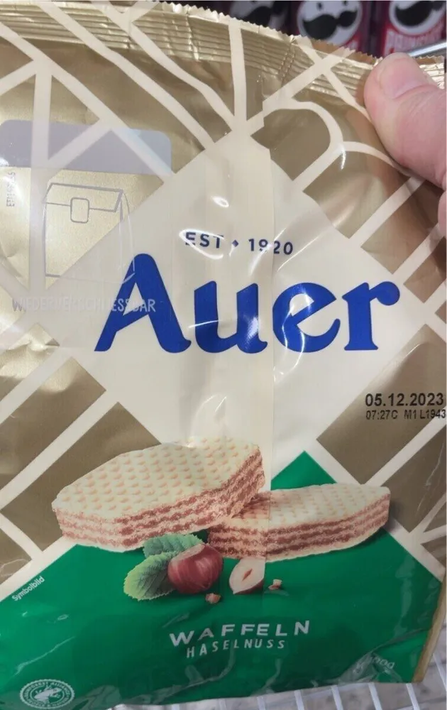Auer Waffeln Haselnuss