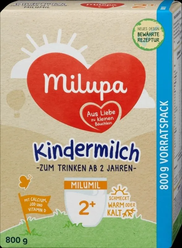 Milupa Milumil Kindermilch 2+ 800g (2 x 400 g) Vorratspack