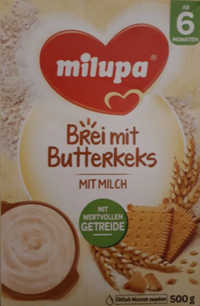 Brei mit Butterkeks