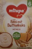 Brei mit Butterkeks