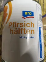 Pfirsichhälften