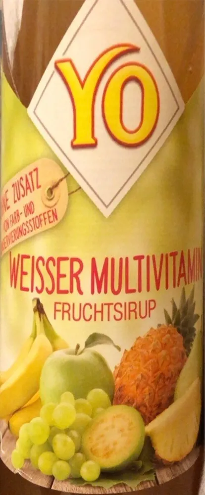 Weißer Multivitamin Sirup