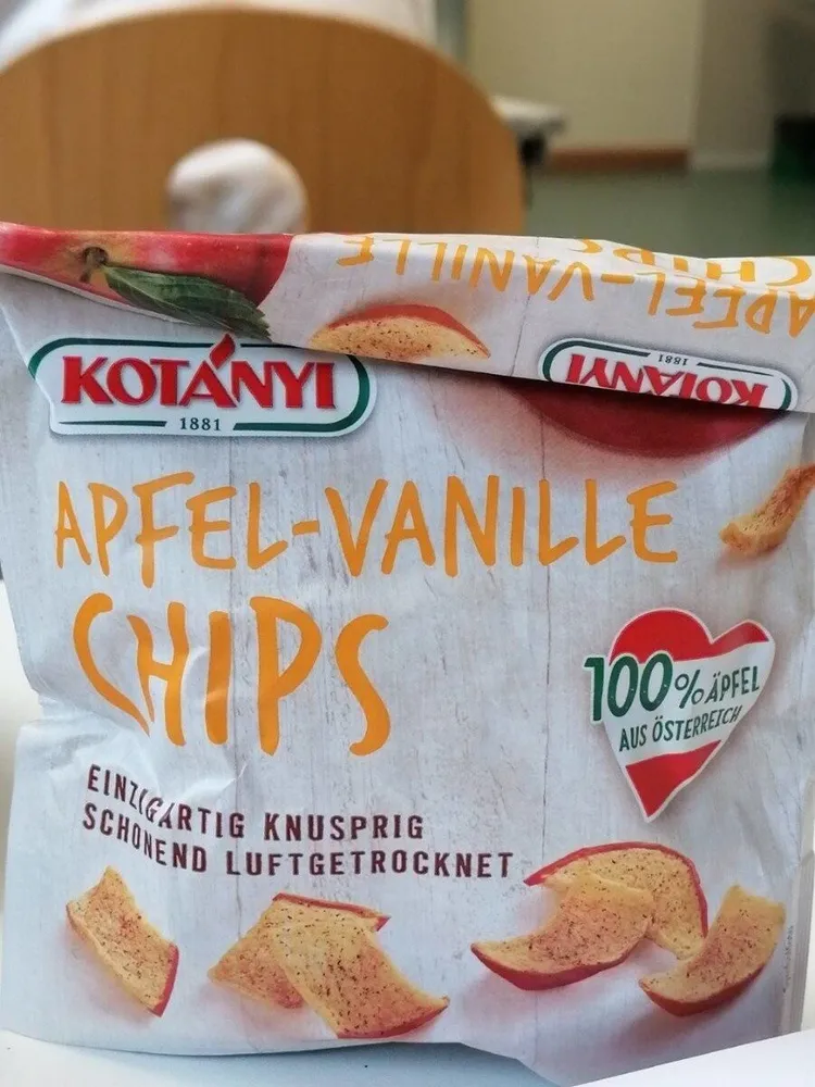 Apfel-Vanille Chips