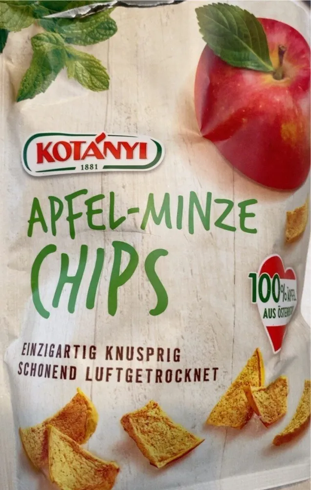 Apfel-Minze-Chips
