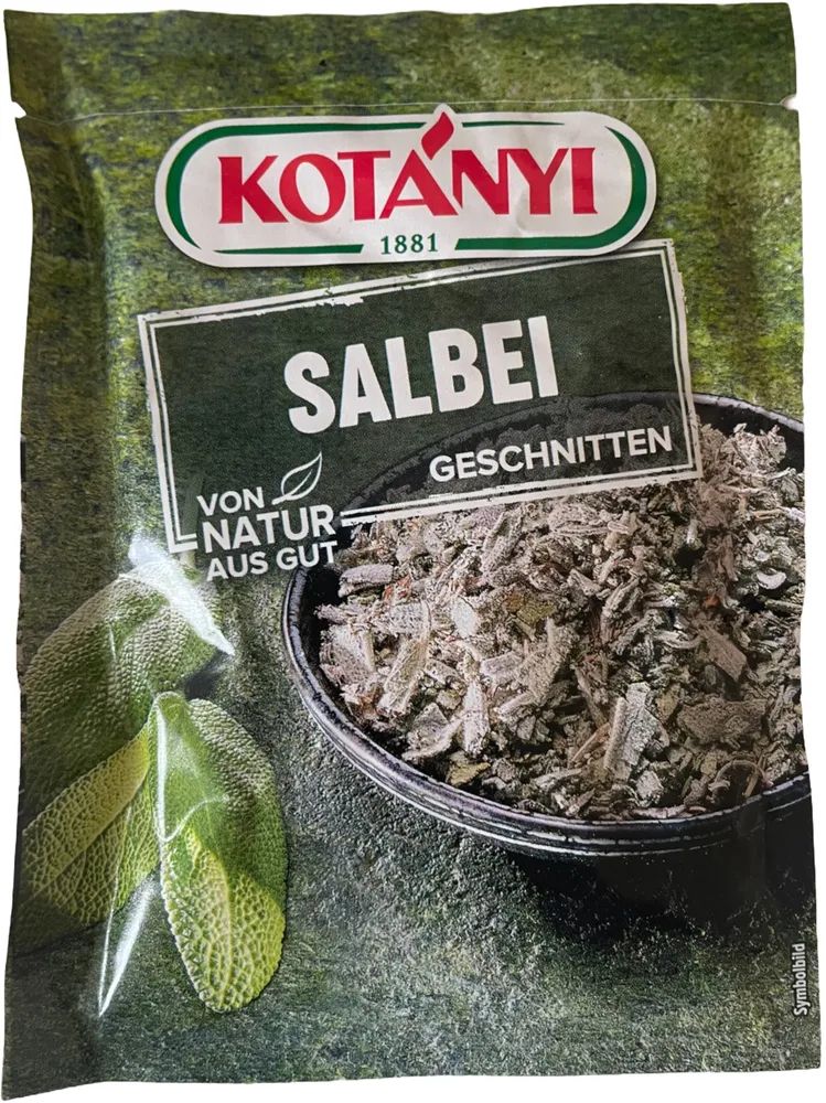 Salbei geschnitten