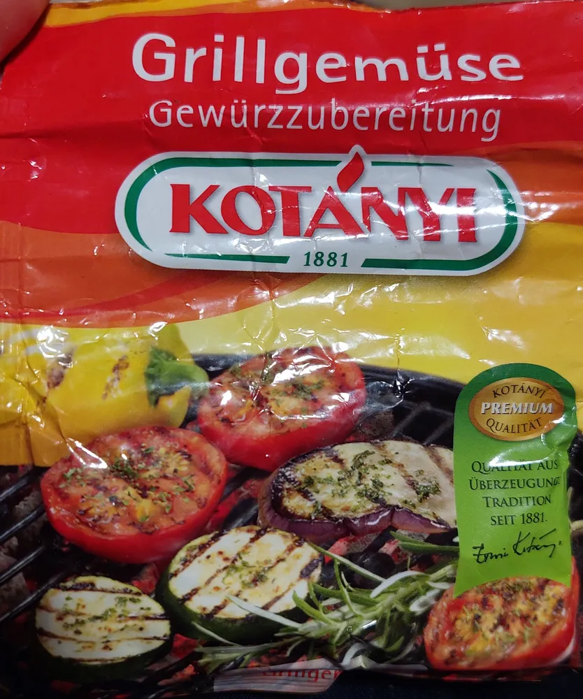 Grillgemüse Gewürzzubereitung