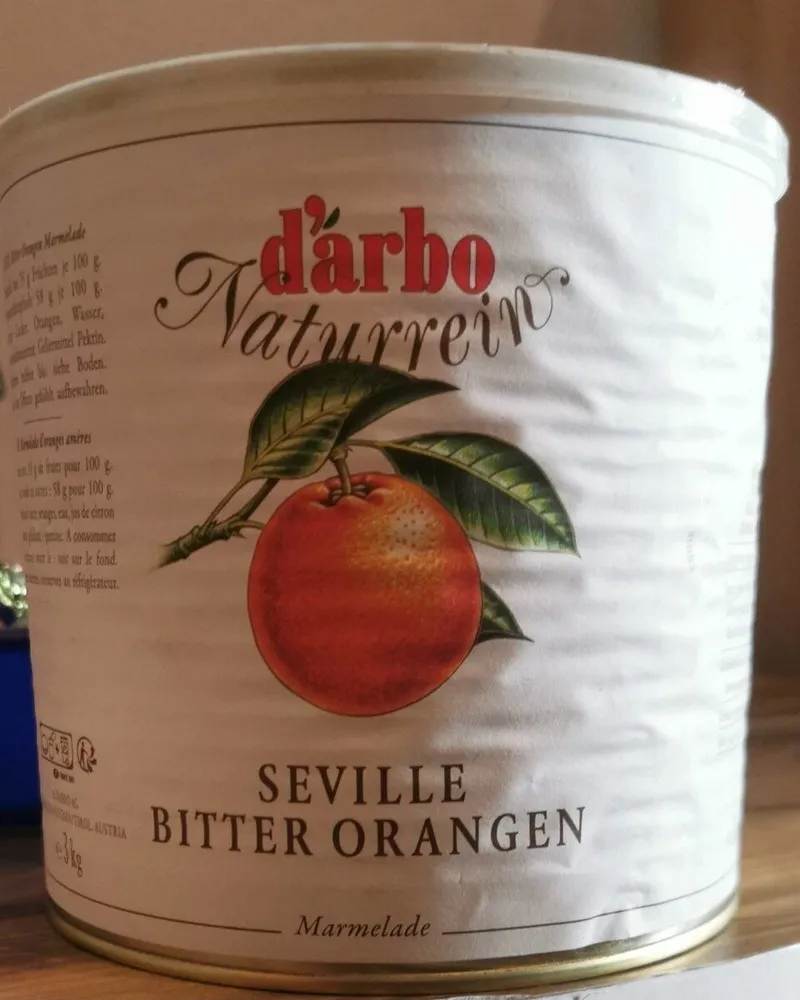 Darbo Naturrein Seville bitter Orangen