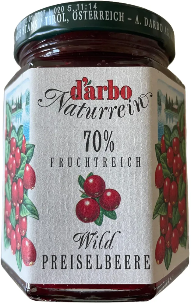 Wild Preiselbeere Marmelade
