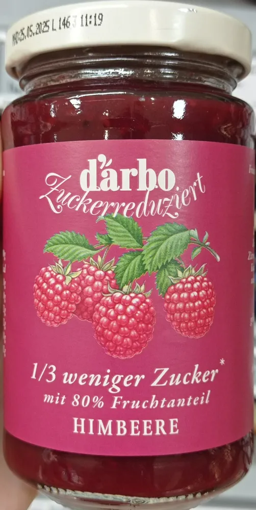 Himbeere mit 80% Fruchtanteil