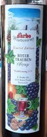 Roter Trauben Sirup