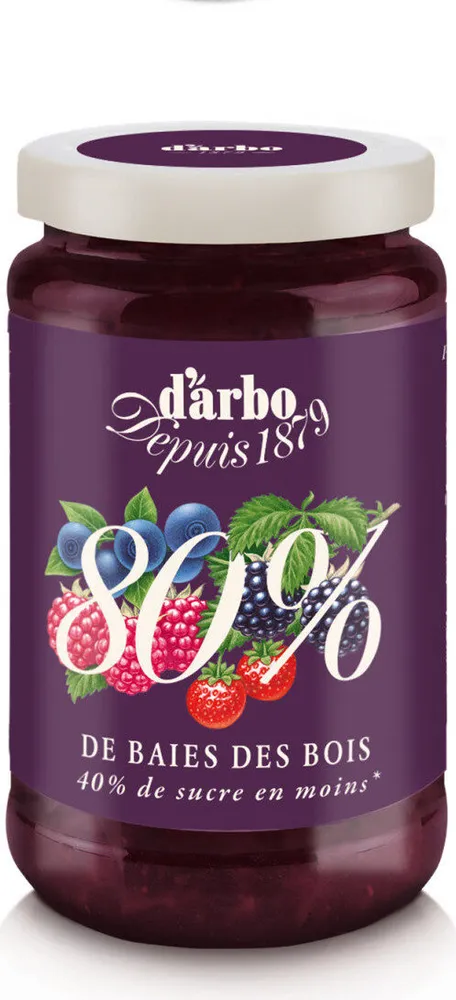 Préparation aux fruits des bois 80% de fruits