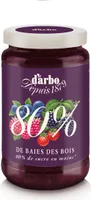 Préparation aux fruits des bois 80% de fruits