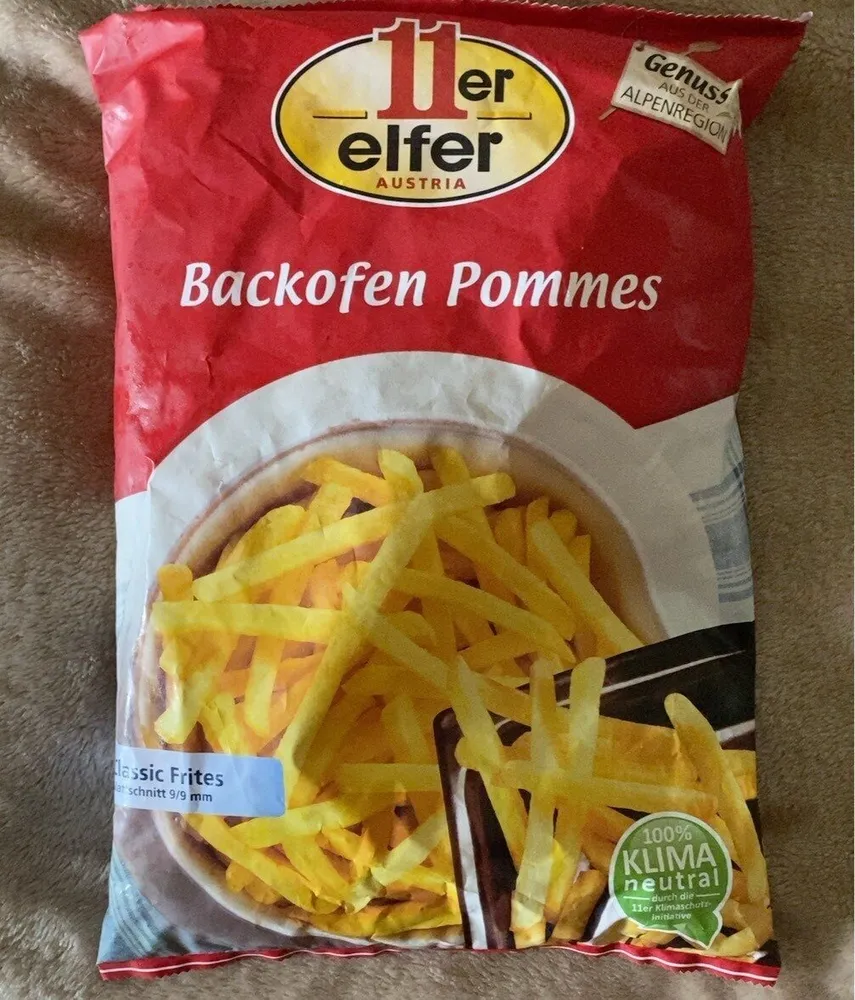 Backofen Pommes