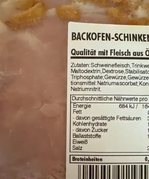 Backofen-Schinken