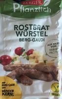 Pflanzlich - Rostbratwürstel Berg-Gaudi
