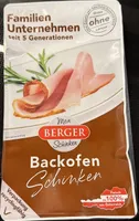 Backofen Schinken
