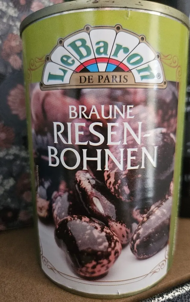 Braune Riesenbohnen