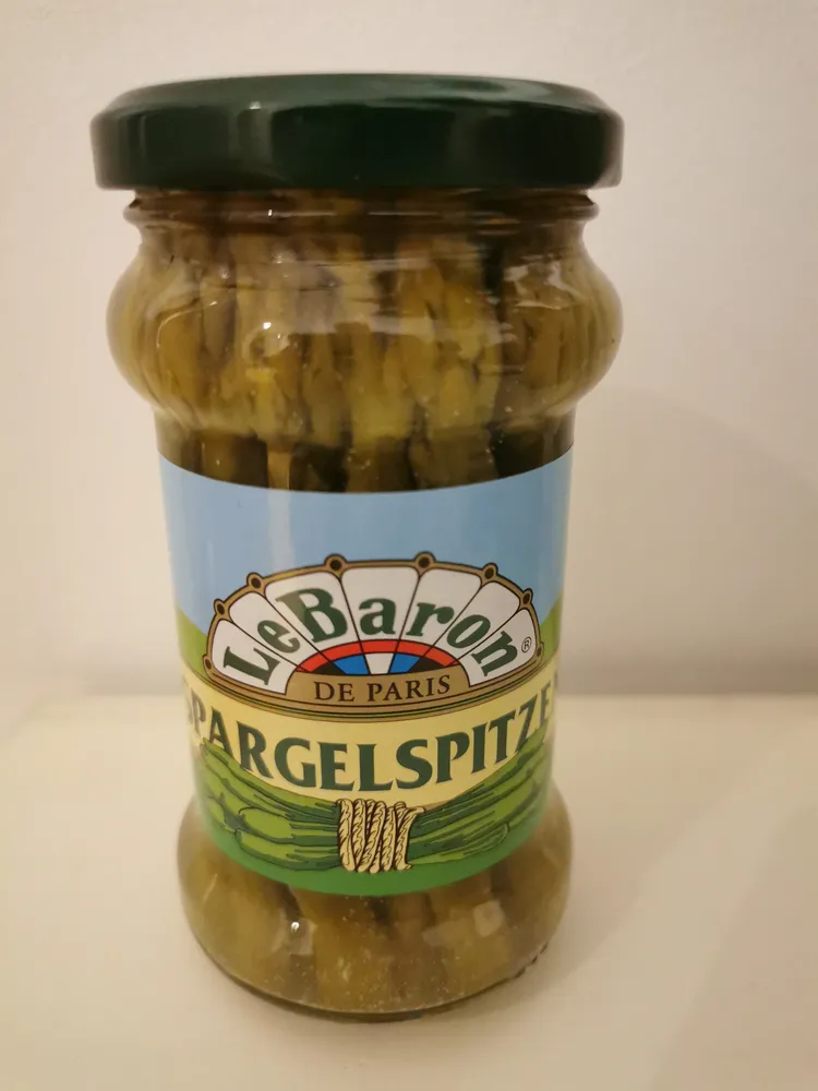 Spargelspitzen grün