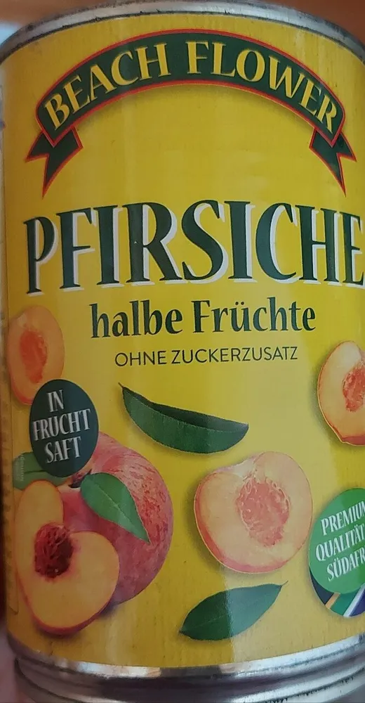 Pfirsich halbe Früchte