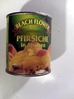 Pfirsiche in Spalten (gezuckert)