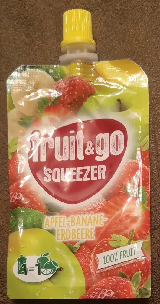 Squeezer Apfel-Banane-Erdbeere