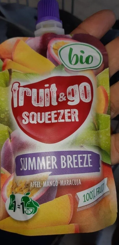 Squeezer Summer Breeze Apfel-Mango-Maracuja