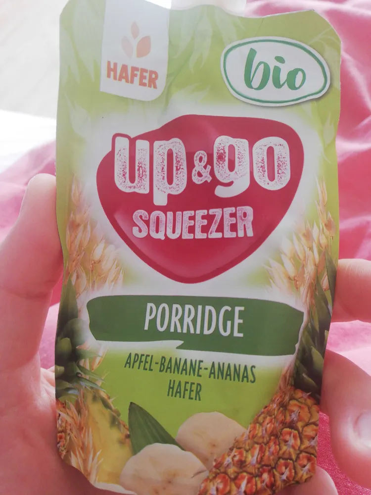 Bio Porridge Apfel-Banane-Ananas Hafer