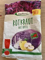 Rotkraut mit Apfel