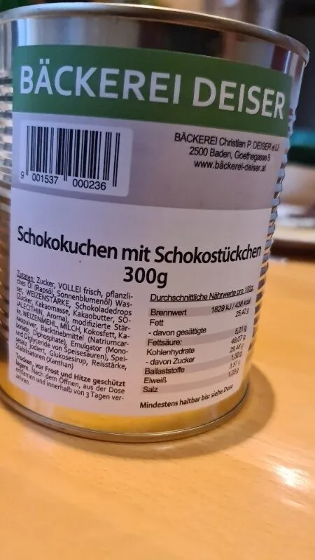 Schokokuchen mit Schokostückchen