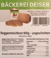 Roggenmischbrot