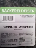 Dosenbrot Hanfbrot