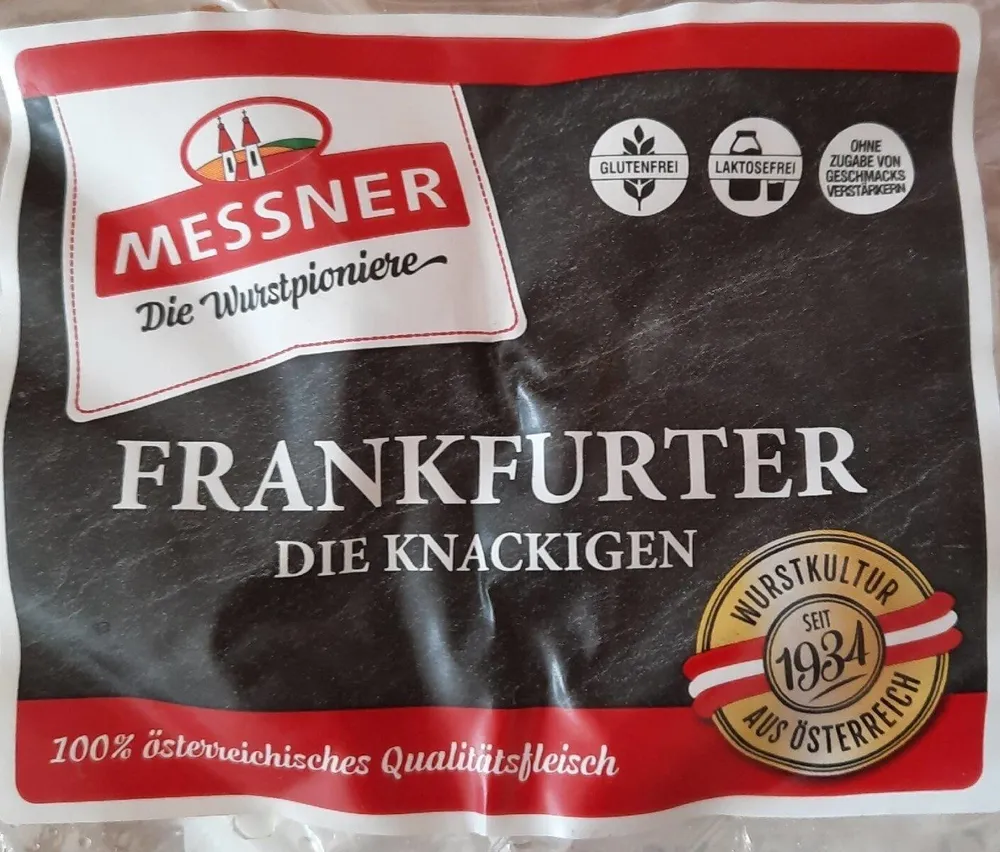 Frankfurter gekocht und geräuchert