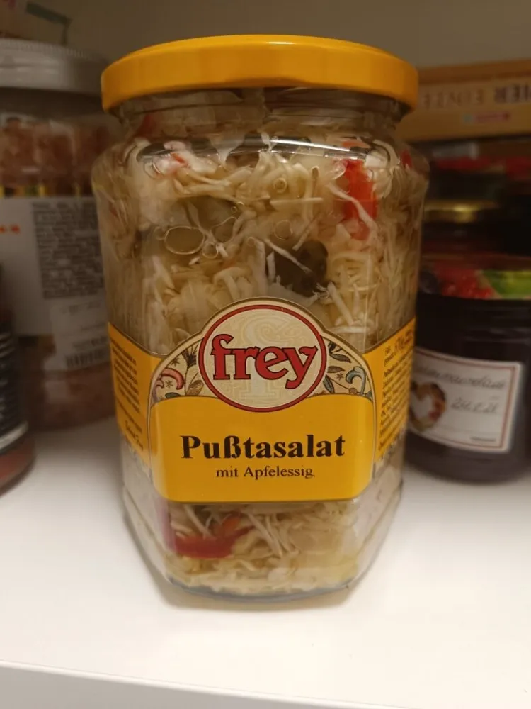 Pußtasalat mit Apfelessig