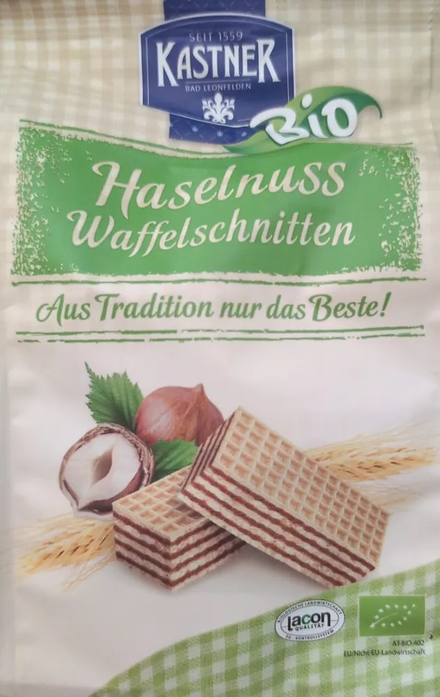 Haselnuss Waffelschnitten