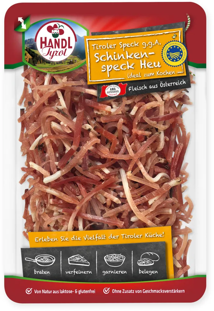Schinkenspeck-Streifen Heu