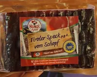 Tiroler speck vom schopf