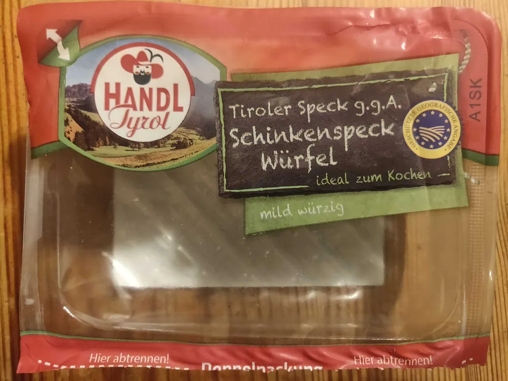 Tiroler Speck Schinkenspeck Würfel